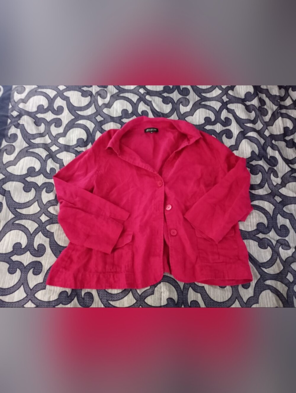 👠JONES NEW YORK Plus Size Linen Jacket👠